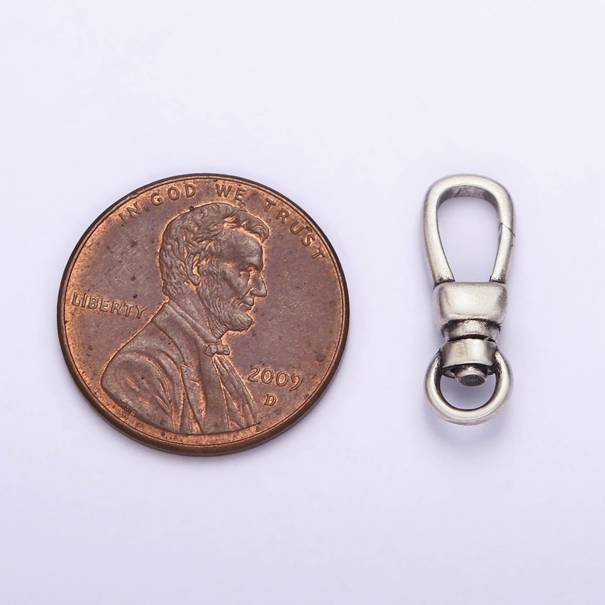 1 Pc 17.3x6.2 mm Sterling Silver Push Lobster Clasp for Jewelry Making SL-313 - DLUXCA
