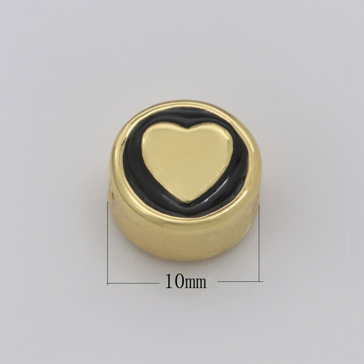 10mm enamel Round bead Add on Symbol bracelet bead personalized bracelet jewelry Moon, Star, Thunder, Heart, Happy Face, Virgin Mary Design B-702~B-707