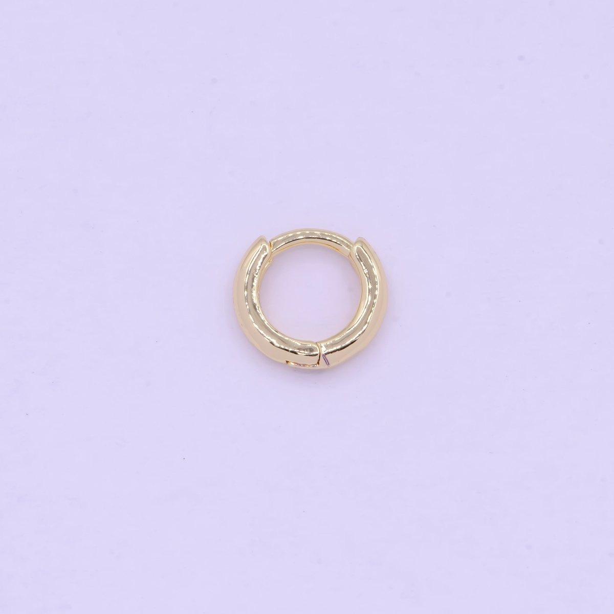 10mm Hoop Earrings in 14k Gold Filled Huggie Hoop Earrings Gold Hoop Earrings Simple Sleeper Hoops Earrings, Small Hoop Earrings Q-026 - DLUXCA