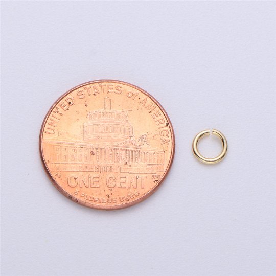110 / 160 pcs 5mm 18ga 22 gauge Real Gold Plated Open Jump Rings Rhodium Plated Rose Gold Black Gun Metal O Ring 5 mm Attach Charm Clasp