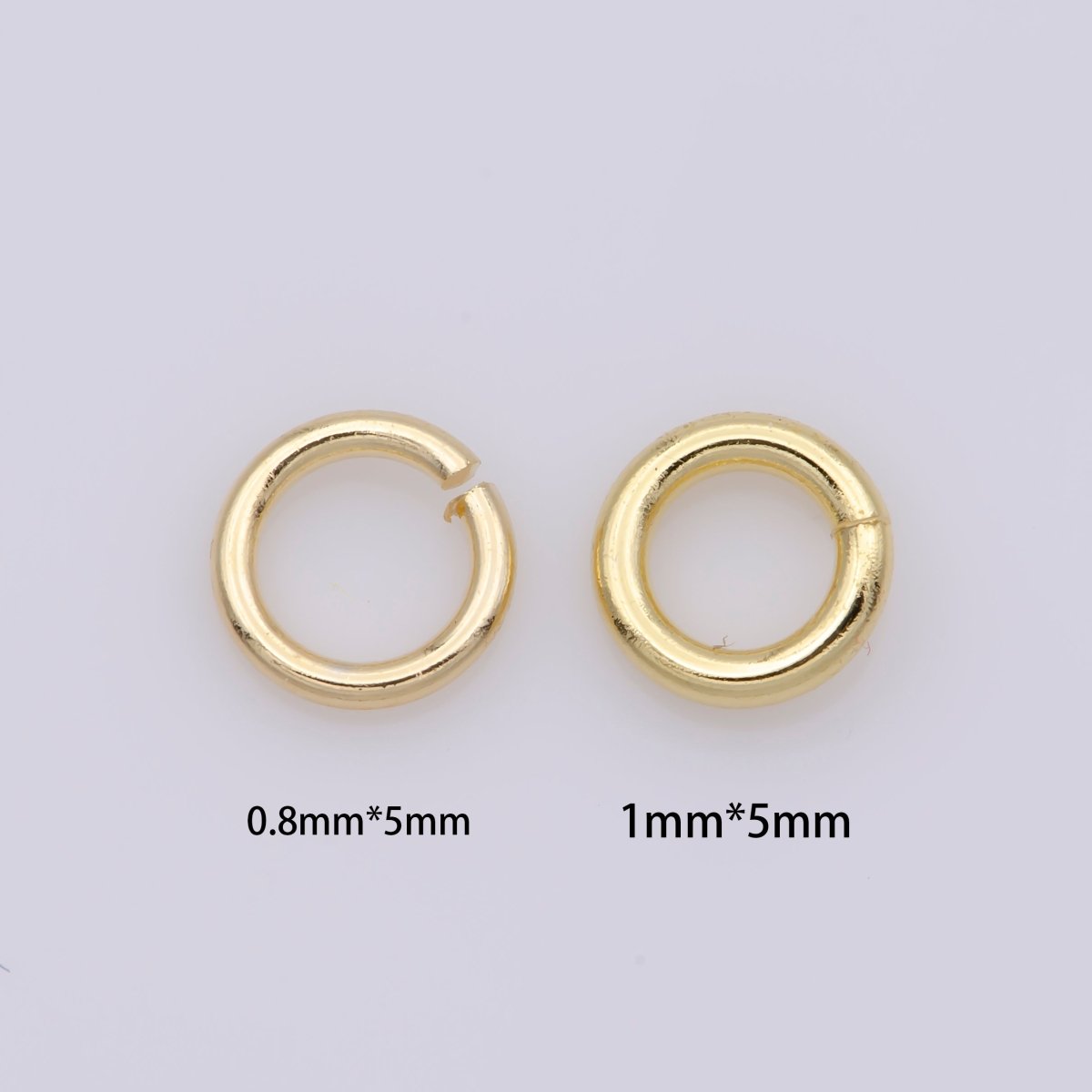 110 / 160 pcs 5mm 18ga 22 gauge Real Gold Plated Open Jump Rings Rhodium Plated Rose Gold Black Gun Metal O Ring 5 mm Attach Charm Clasp