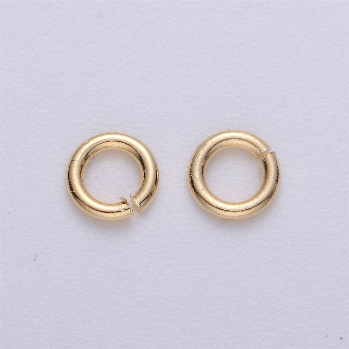 110 / 160 pcs 5mm 18ga 22 gauge Real Gold Plated Open Jump Rings Rhodium Plated Rose Gold Black Gun Metal O Ring 5 mm Attach Charm Clasp