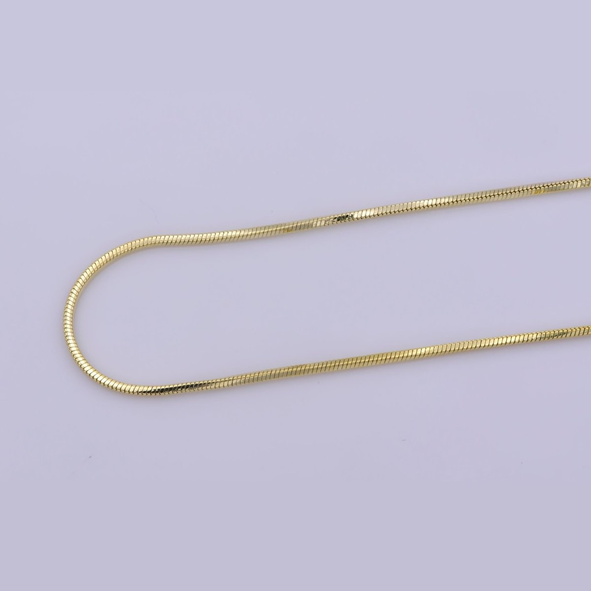 1.3mm Snake Herringbone 18 Inch, 20 Inch Layering Chain Necklace | WA-402 WA-403 Clearance Pricing