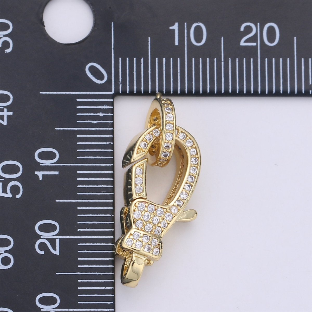 14k Gold Fill Lobster claw clasp for Bracelet Necklace Buckle Micro paved ,CZ Cubic Clasp Fastener for Beading supplies Component K-390 K-432
