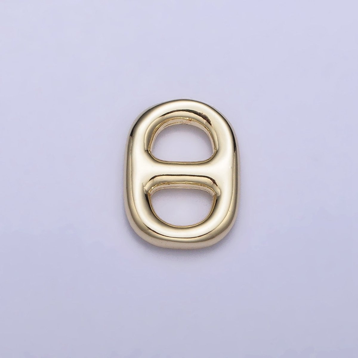 14K Gold Filled 11mm Mini Soda Pull Tab Charm | AC1050 - DLUXCA