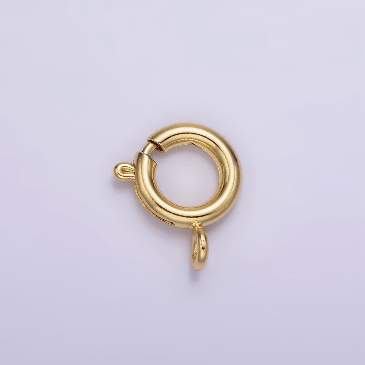 14K Gold Filled 9mm, 6mm, 5mm Spring Ring Clasps Closure Findings Supply | Z530 - Z532