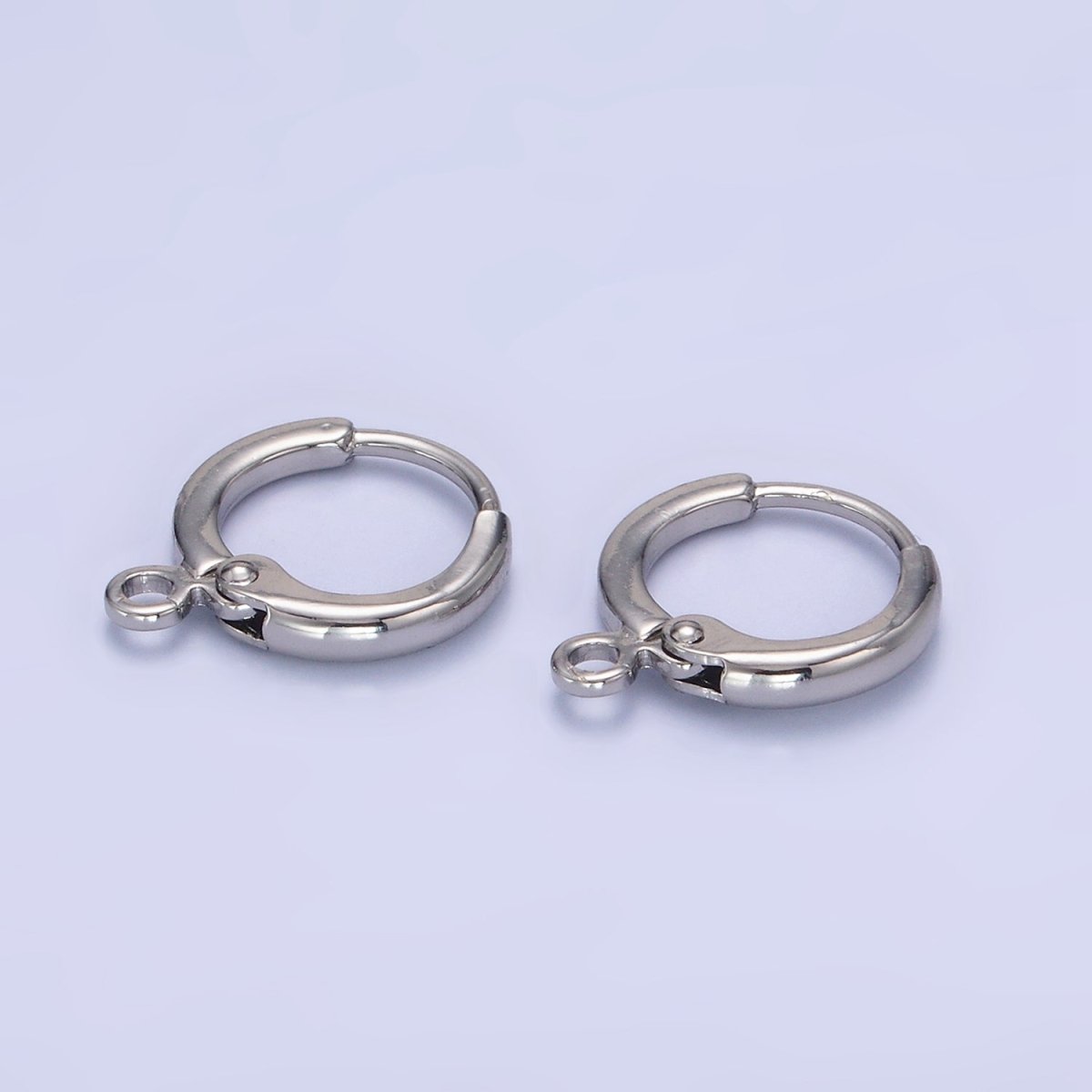 14K Gold Filled 12mm Cartilage Huggie Earring Findings in Gold & Silver | K014 Z723