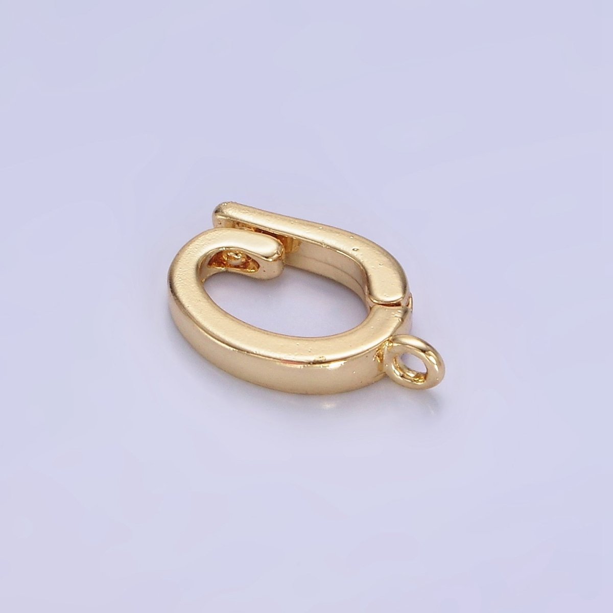 14K Gold Filled 14mm Minimalist Latch Snap Bail Findings | Z697 - DLUXCA