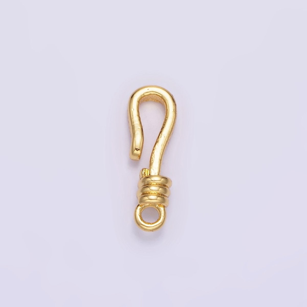 14K Gold Filled 15mm Hook Closure Findings in Gold & Silver | Z733