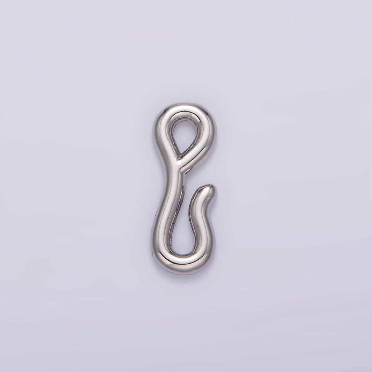 14K Gold Filled 15mm Minimalist Wiggly Hook Closure Supply Findings in Gold & Silver | Z652