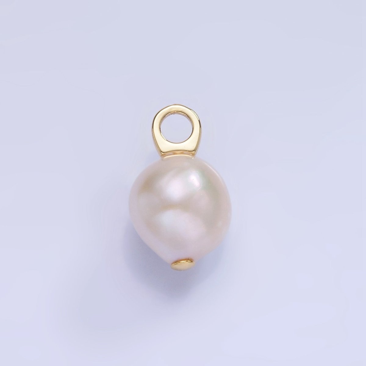 14K Gold Filled 16mm Baroque Freshwater Pearl Drop Pendant | P1728 - DLUXCA