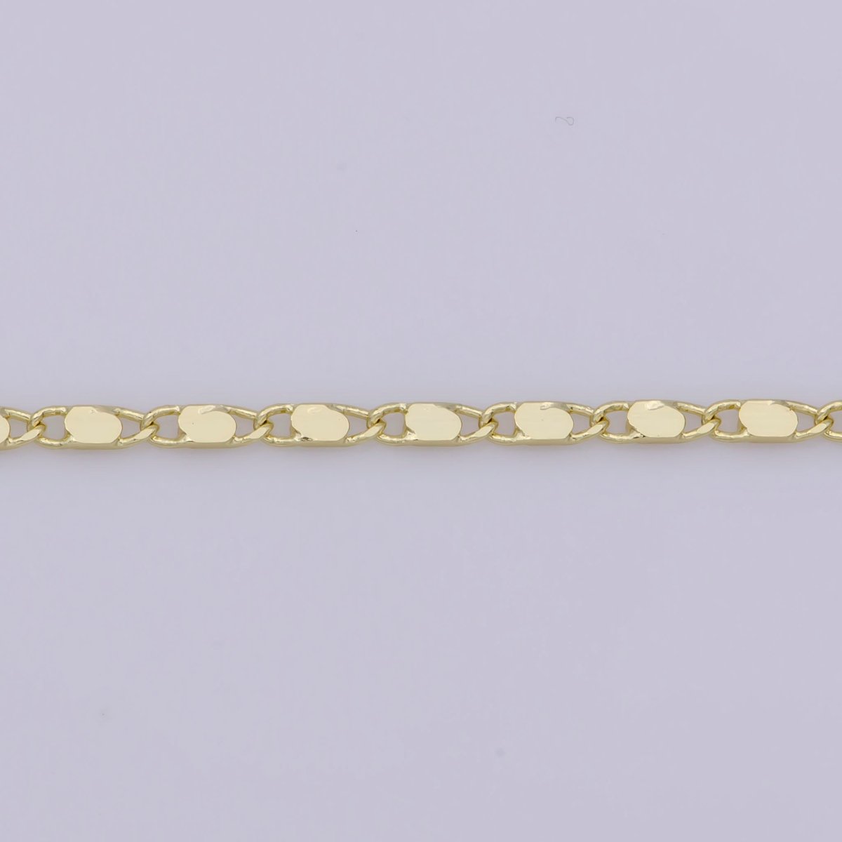 14K Gold Filled 1.8mm Mariner Anchor Link 17.7 Inch Chain Necklace | WA-279 Clearance Pricing - DLUXCA