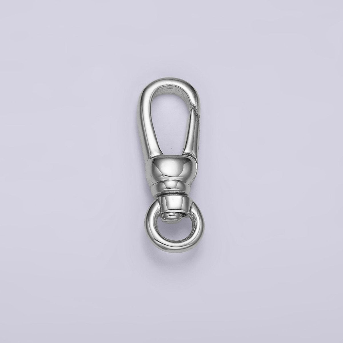 14K Gold Filled 18mm Trigerless Swivel Oblong Push Gate Closure Finding in Gold & Silver | Z638