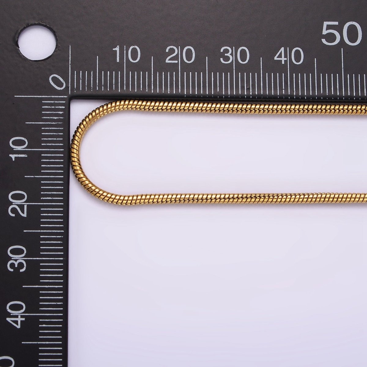 14K Gold Filled 1.8mm Wide Cocoon Herringbone Chain 18 Inch Necklace | WA-2373