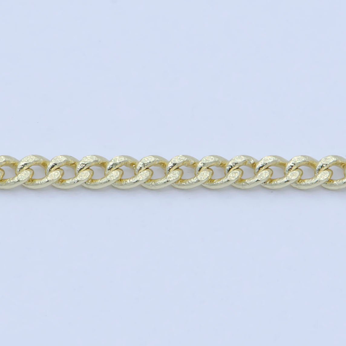 14K Gold Filled 1mm Dainty Cuban Curb Chain 18 Inch Layering Necklace | WA-227 Clearance Pricing