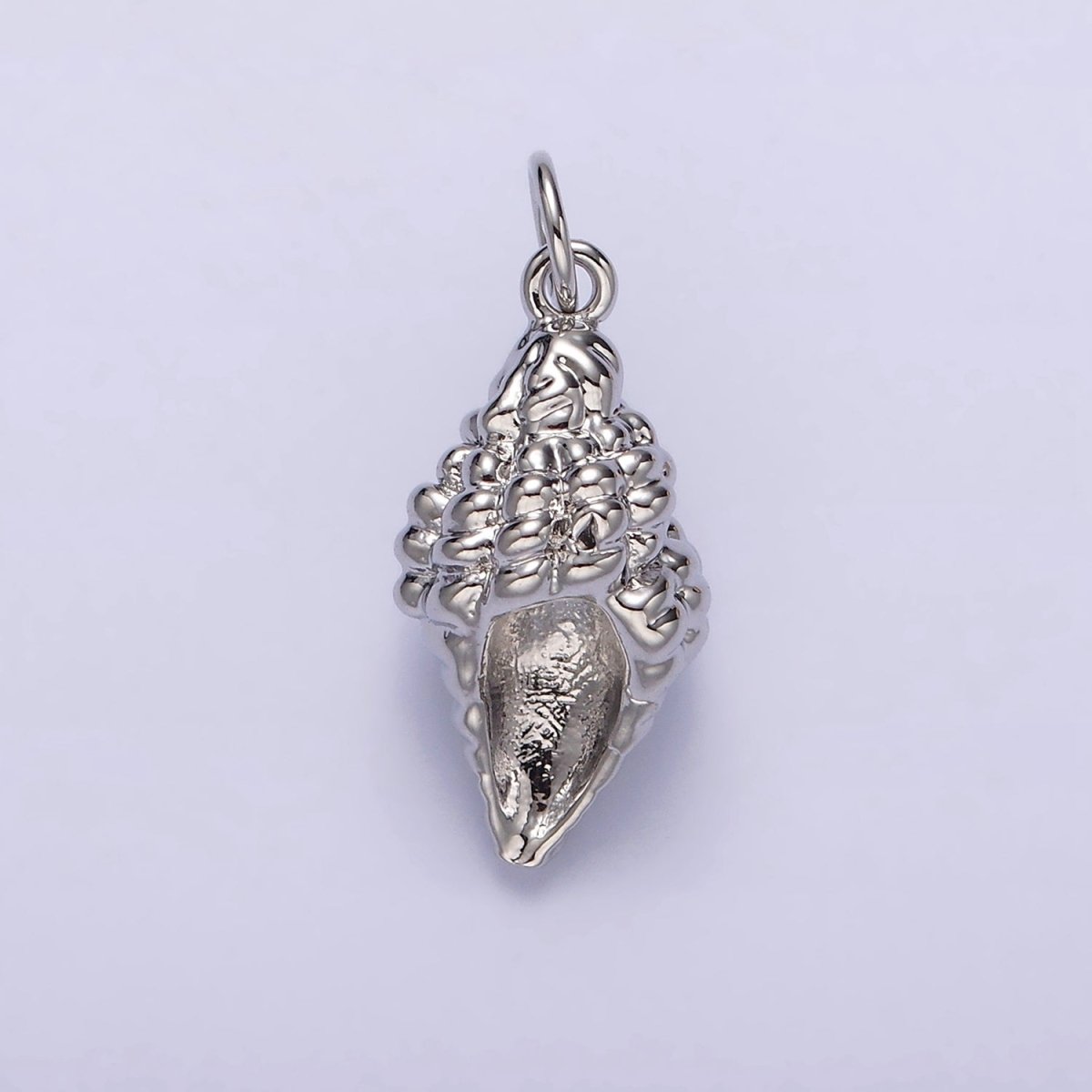 14K Gold Filled 20mm Ocean Clam Sea Shell Add-On Charm in Gold & Silver | N-1083 N-1084