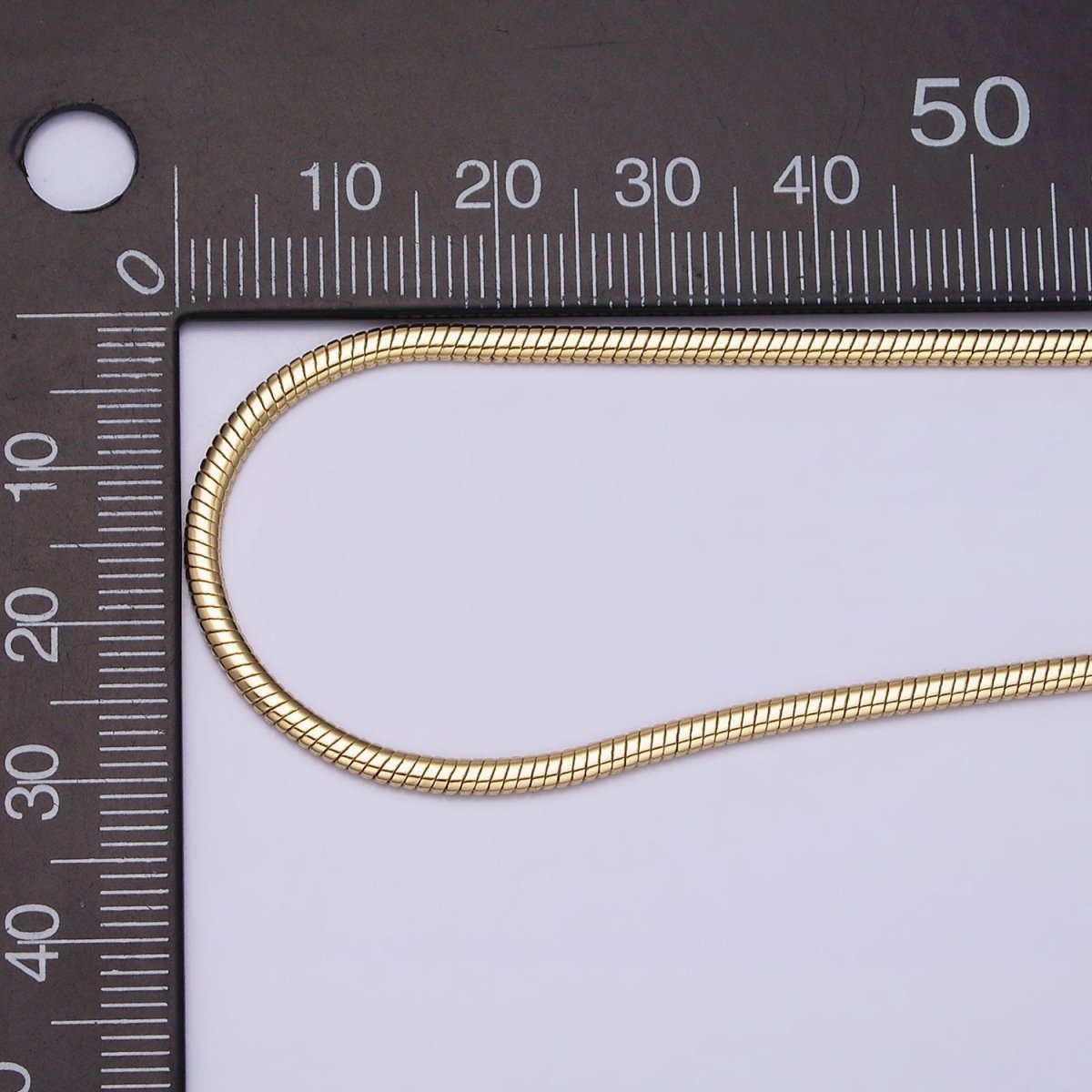 14K Gold Filled 2.2mm Cocoon Snake 18 Inch, 20 Inch Chain Necklace | WA-1880 WA-1881