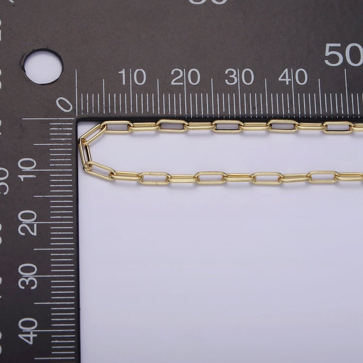 14K Gold Filled 2.3mm Paperclip 16 Inch, 18 Inch, 20 Inch Layering Chain Necklace | WA-2120 - WA-2123 Clearance Pricing