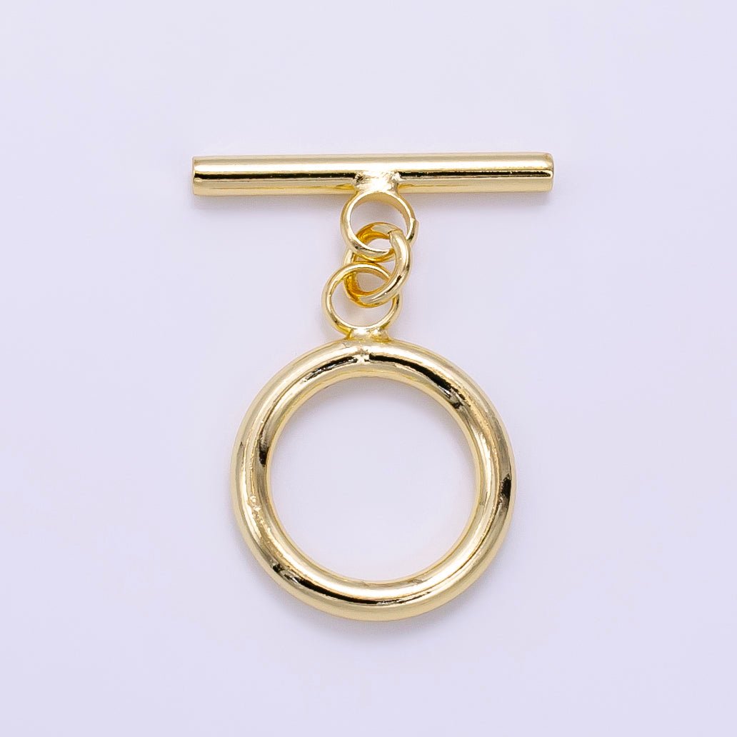 14K Gold Filled 25mm Toggle Clasps Findings in Gold & Silver | Z760