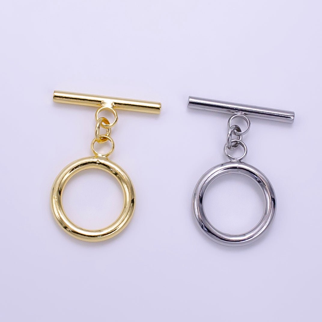 14K Gold Filled 25mm Toggle Clasps Findings in Gold & Silver | Z760