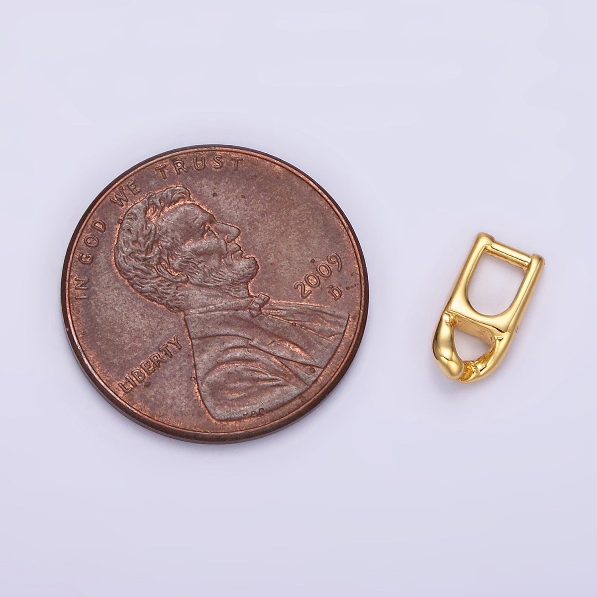 14K Gold Filled 4.7mm Snap Lock Hook Minimalist Jewelry Making Closure Supply | Z591 - DLUXCA