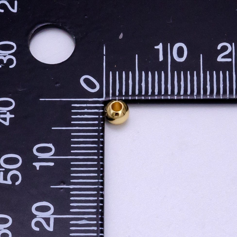 14K Gold Filled 4mm 5mm, 6mm Minimalist Bead by 10 Pieces/Bag | B-922 B-923 B-924