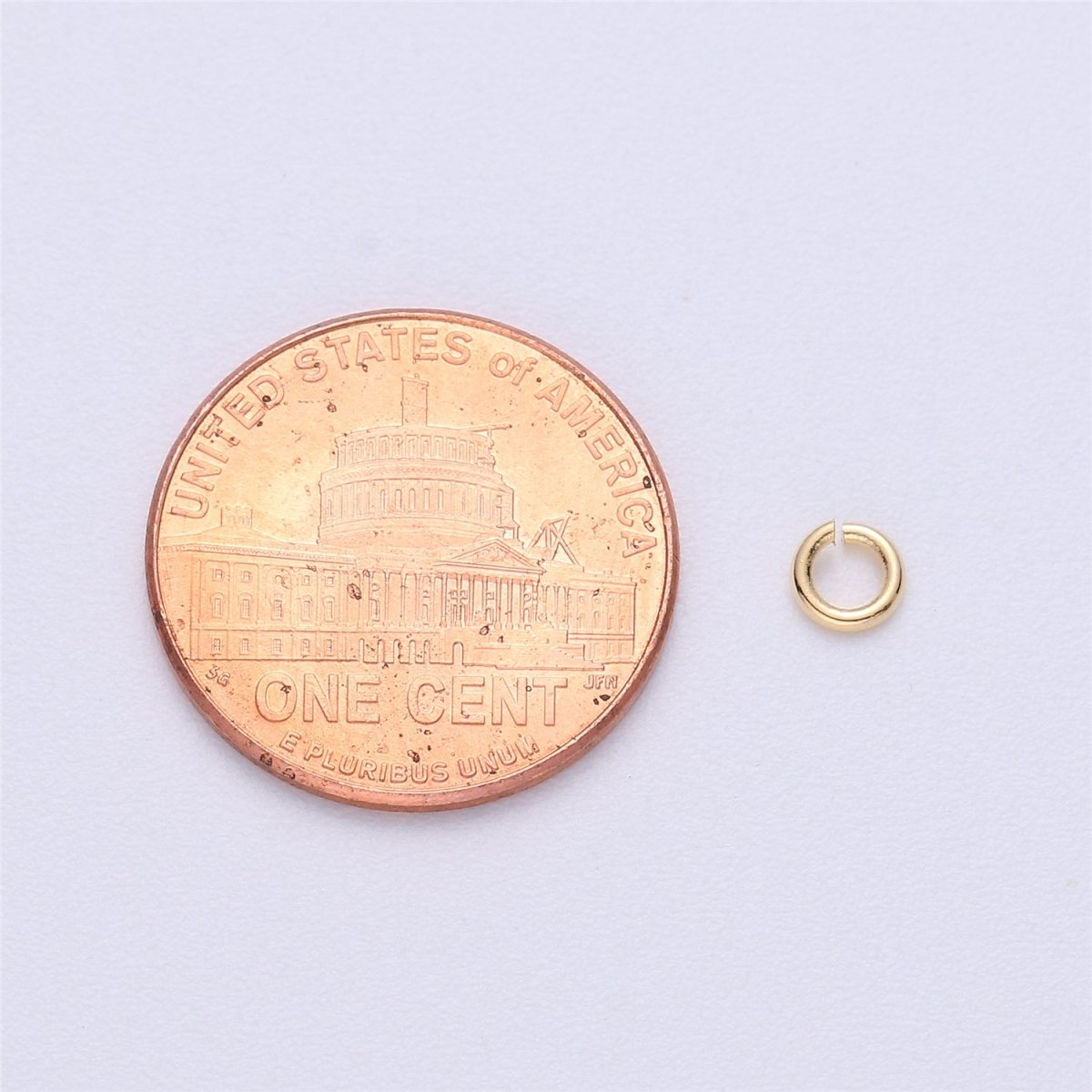 14K Gold Filled 4mm Jump Ring Findings By Bag | Z731