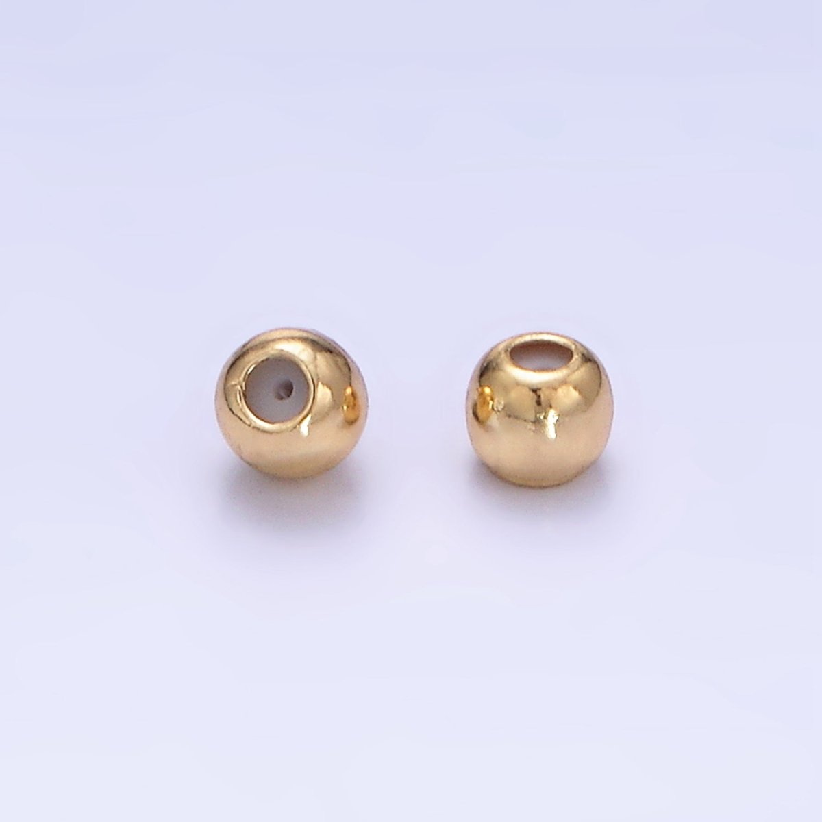 14K Gold Filled 4mm Stopper Rubber Bead Findings Rubber Charm Stopper | L597