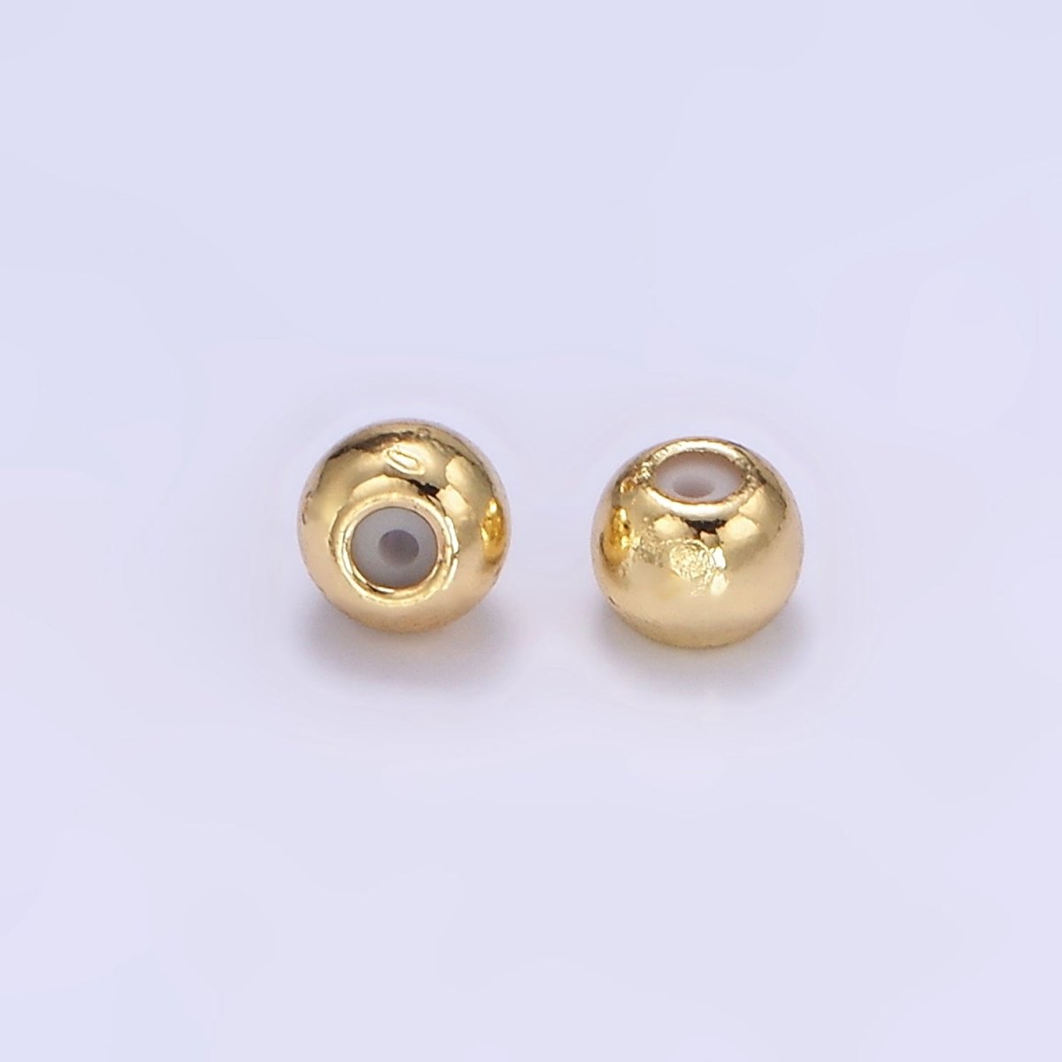 14K Gold Filled 4mm Stopper Rubber Bead Findings Rubber Charm Stopper | L597
