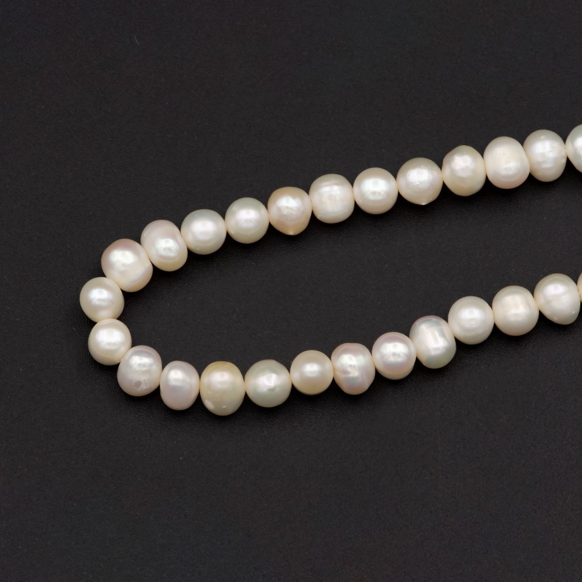 14K Gold Filled 6.5mm Round Freshwater Pearl Beaded Toggle Clasps w. Extender | WA-334 Clearance Pricing