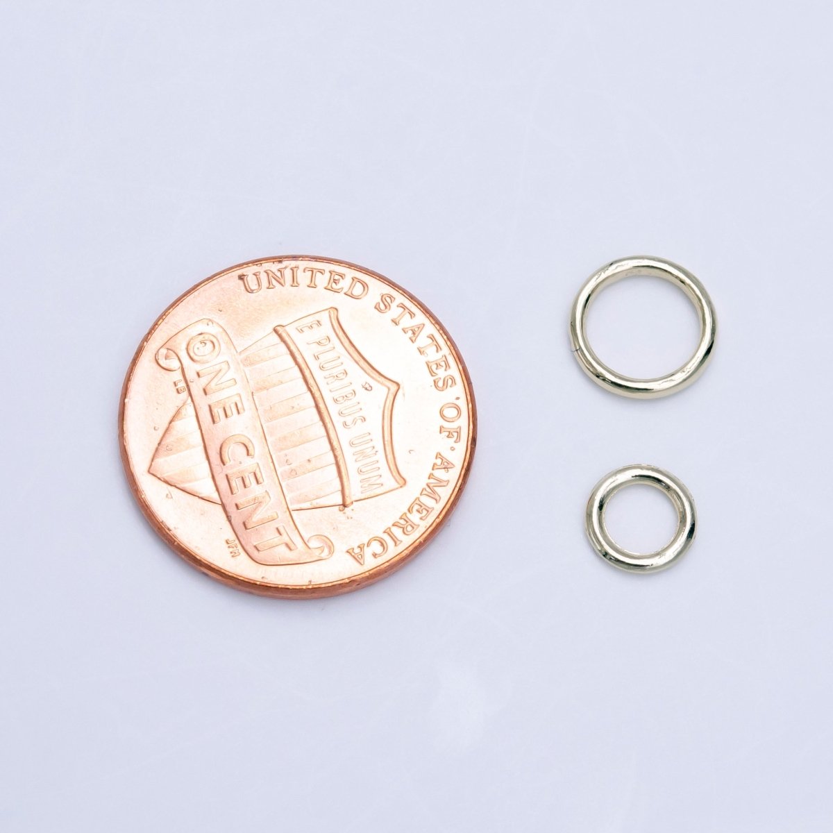 OS 14K Gold Filled 6mm, 8mm Soldered Close Jump Ring Jewelry Making Supply Pack | Z-908 Z-909