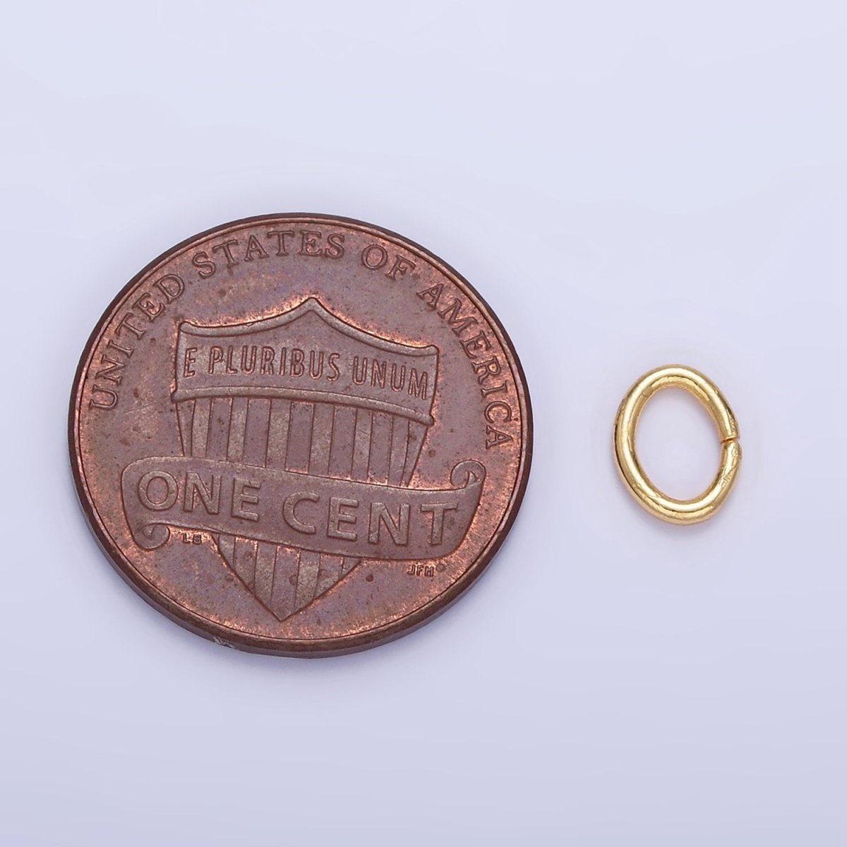 14K Gold Filled 6mm C Oval Jump Ring Findings By Bag | Z737