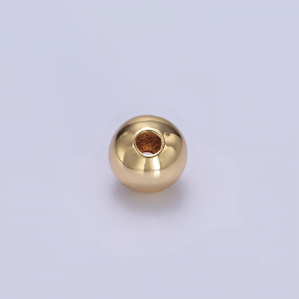 14K Gold Filled 6mm Round Ball Spacer Bead | Z681 - DLUXCA