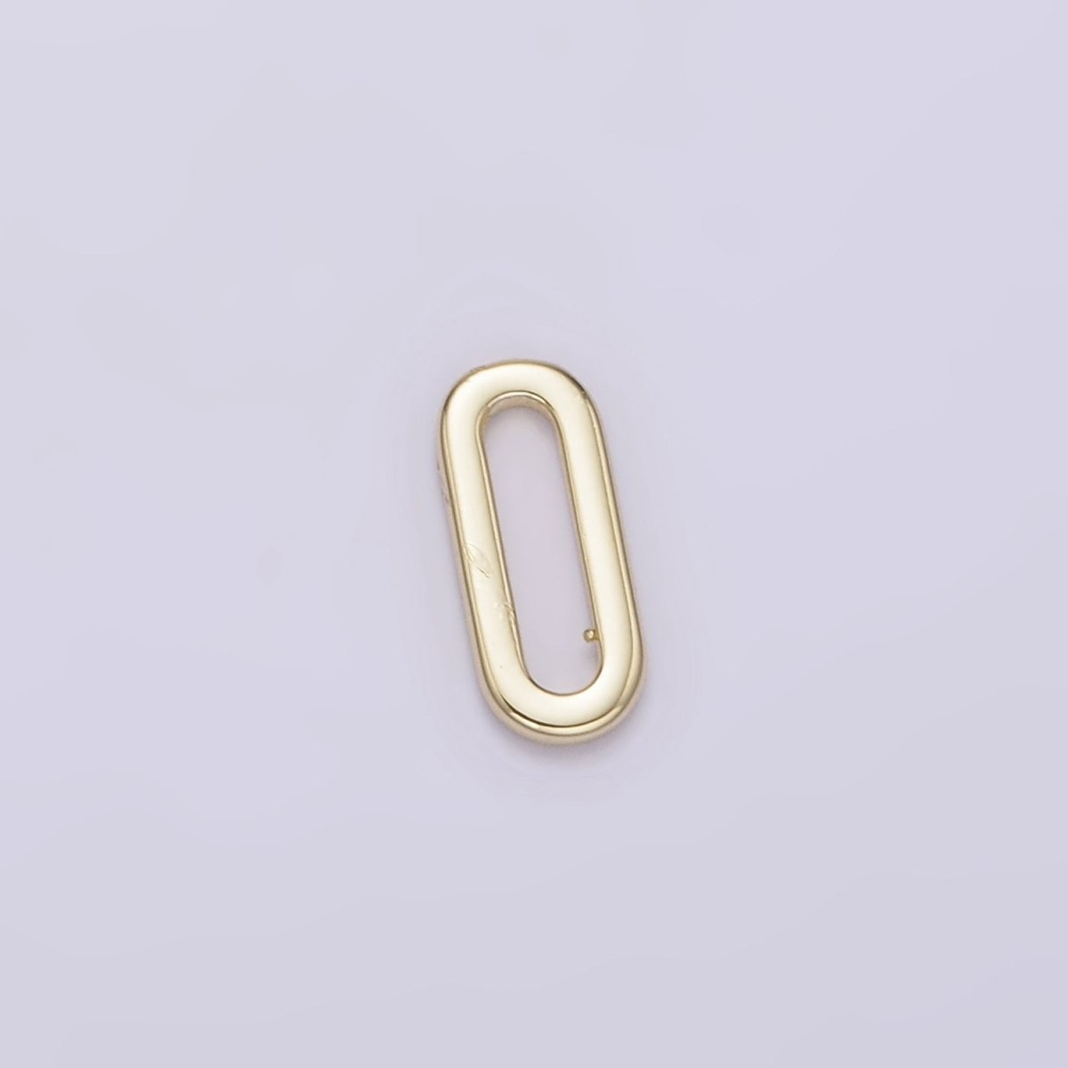 14K Gold Filled 8mm Open, Closed Oblong Paperclip Link Minimalist Jewelry Findings Supply | Z-537 Z-538