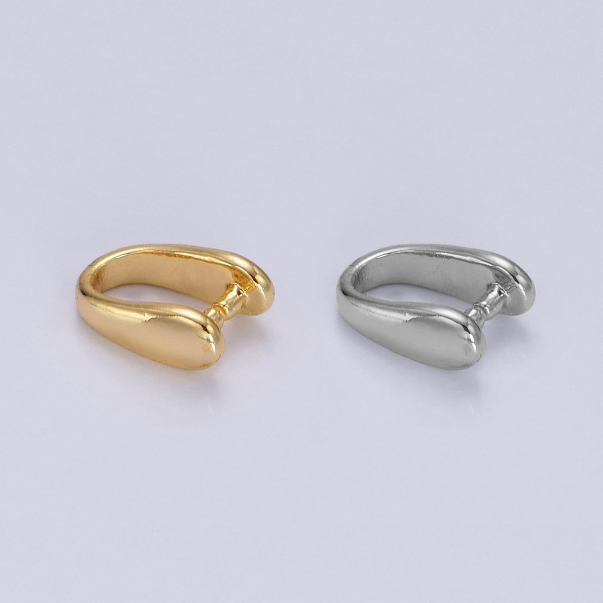 14K Gold Filled 9mm Snap Bail Minimalist Jewelry Findings Supply | Z584
