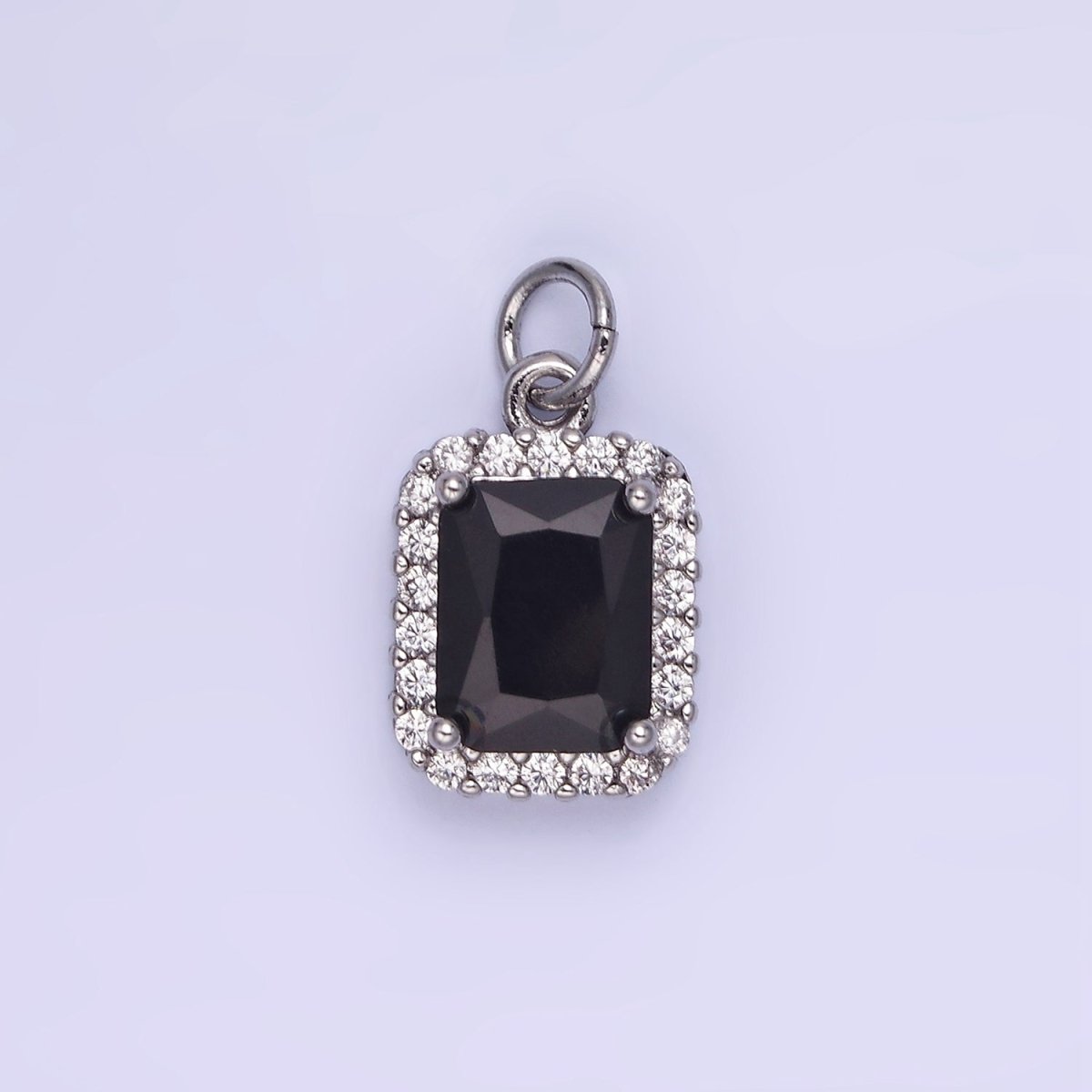 14K Gold Filled Baguette CZ Micro Paved Charm | AG756 - AG767