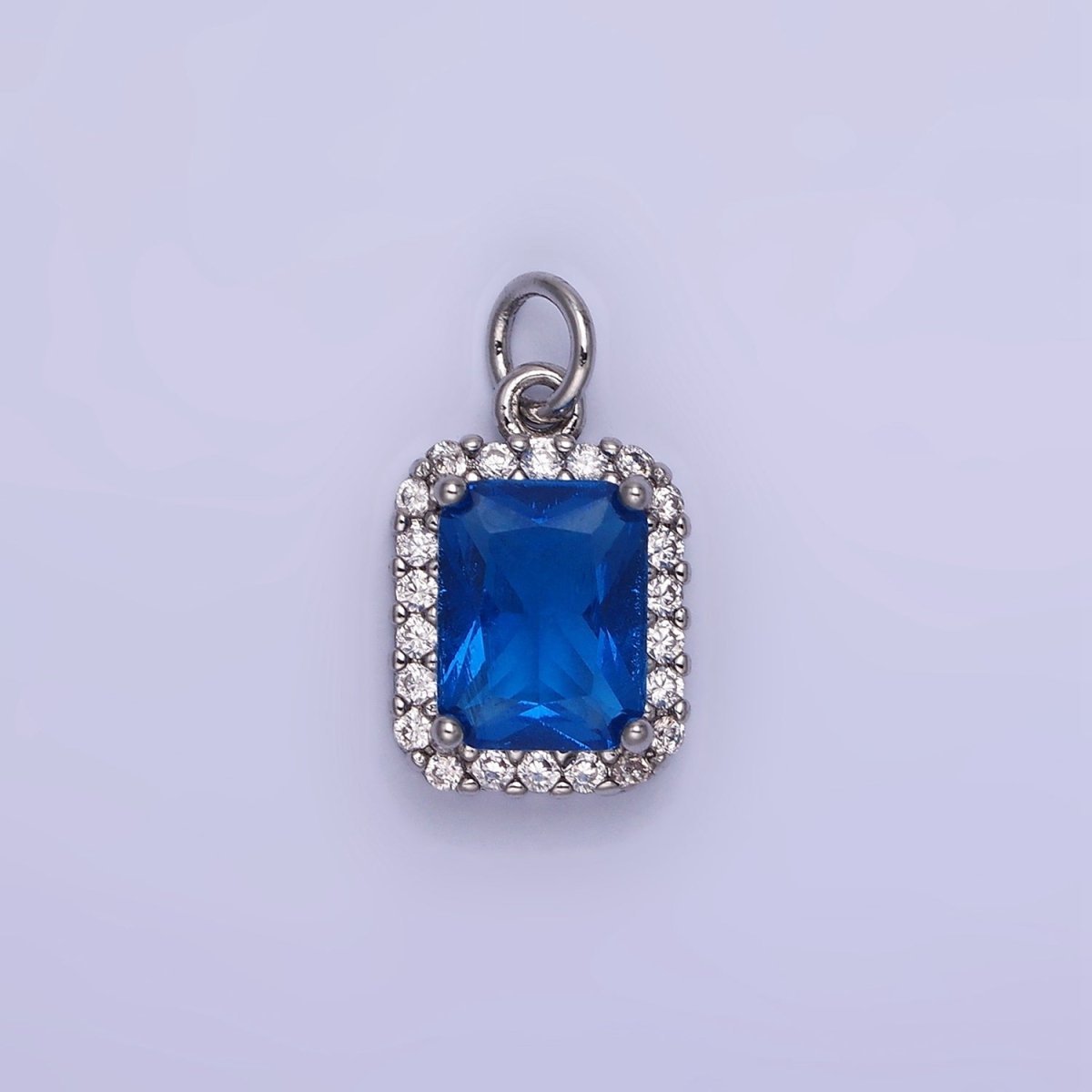 14K Gold Filled Baguette CZ Micro Paved Charm | AG756 - AG767