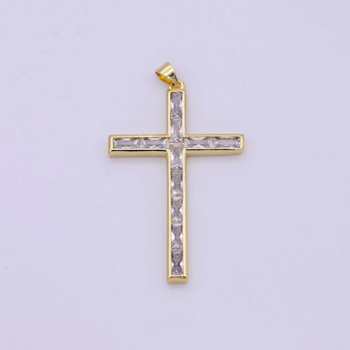 14K Gold Filled Cross Pendant H-474 - DLUXCA