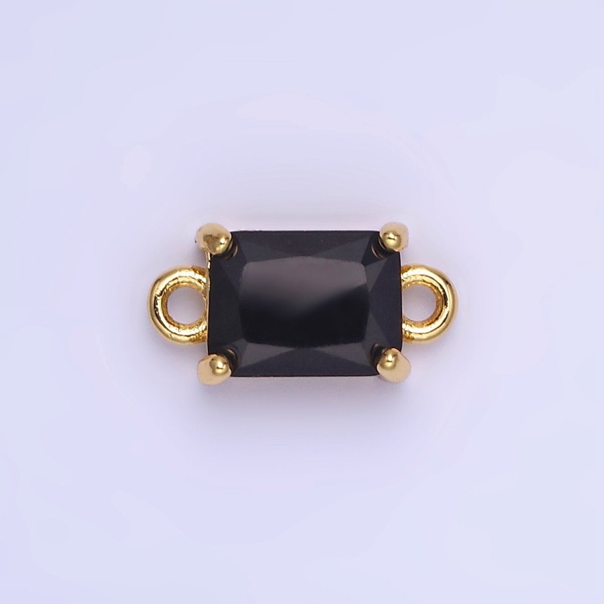 14K Gold Filled CZ Baguette Connector | G422 - G429