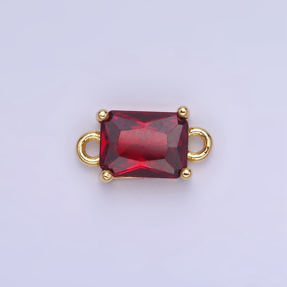 14K Gold Filled CZ Baguette Connector | G422 - G429