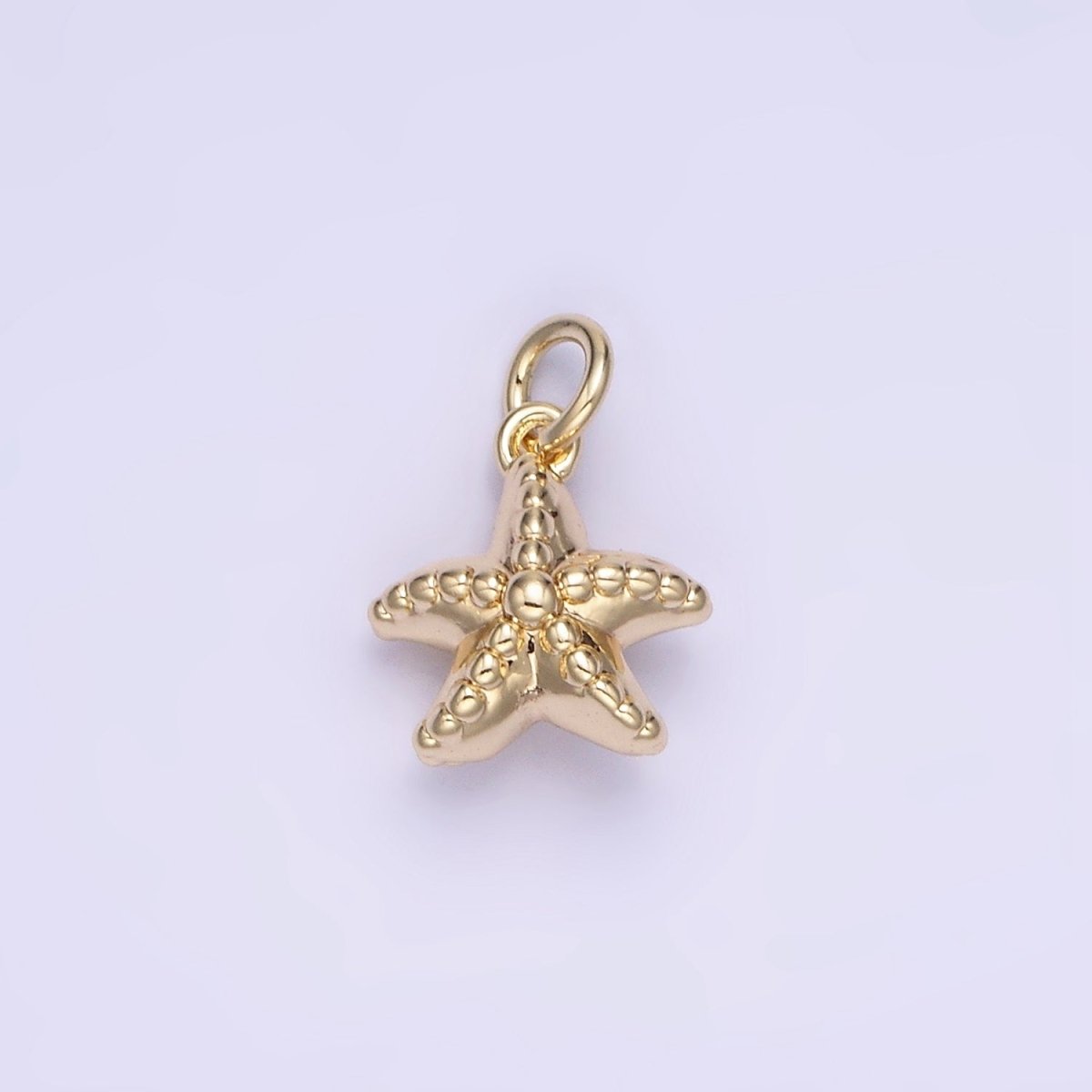 14K Gold Filled Dotted Sea Fish Animal Minimalist Mini Charm | AG743 - DLUXCA