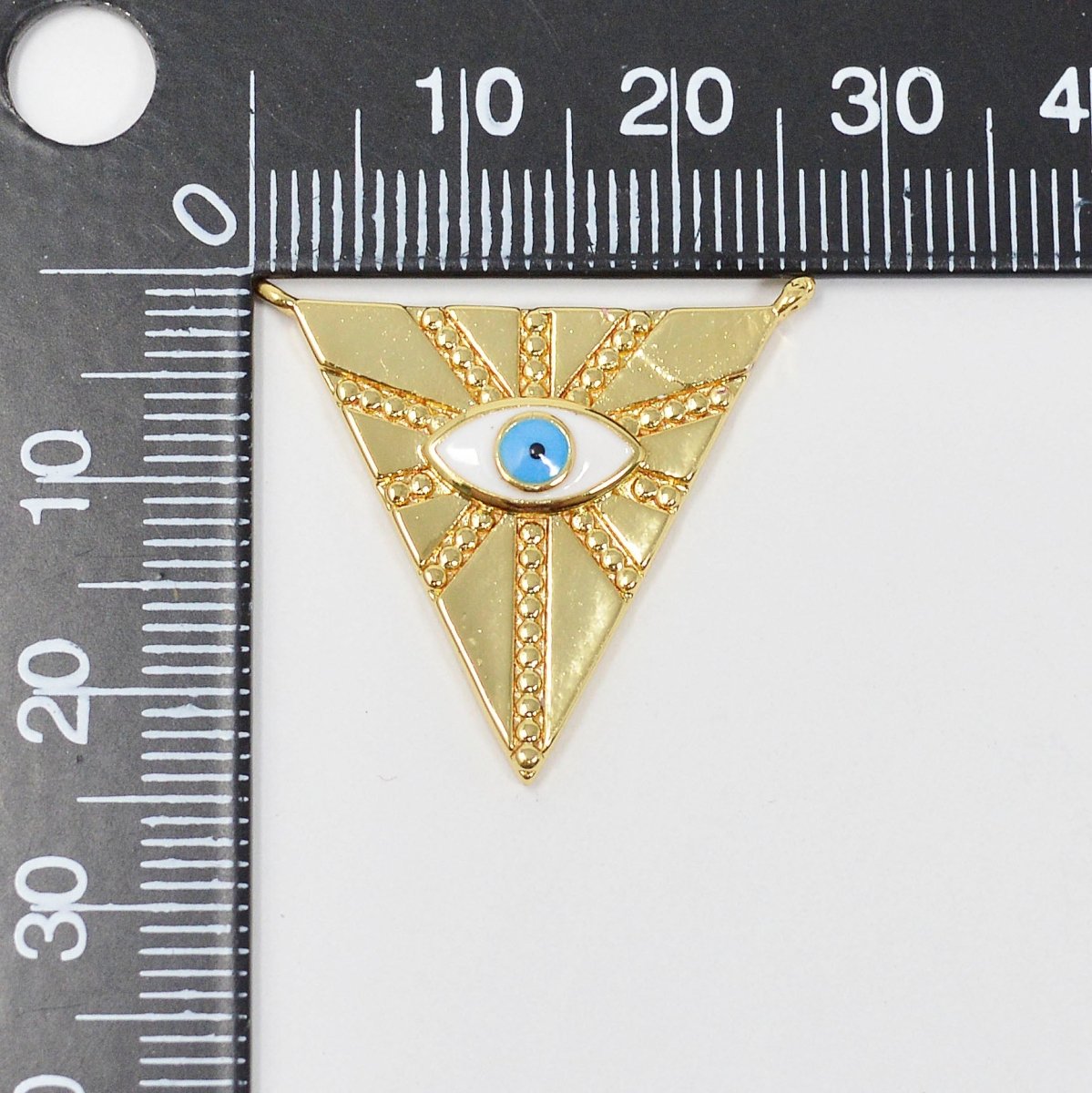 14k Gold Filled Eye of Providence Symbol Pendant All Seeing Eye Necklace Illuminati Emblem Third Eye Amulet Talisman Sign Medallion F-559
