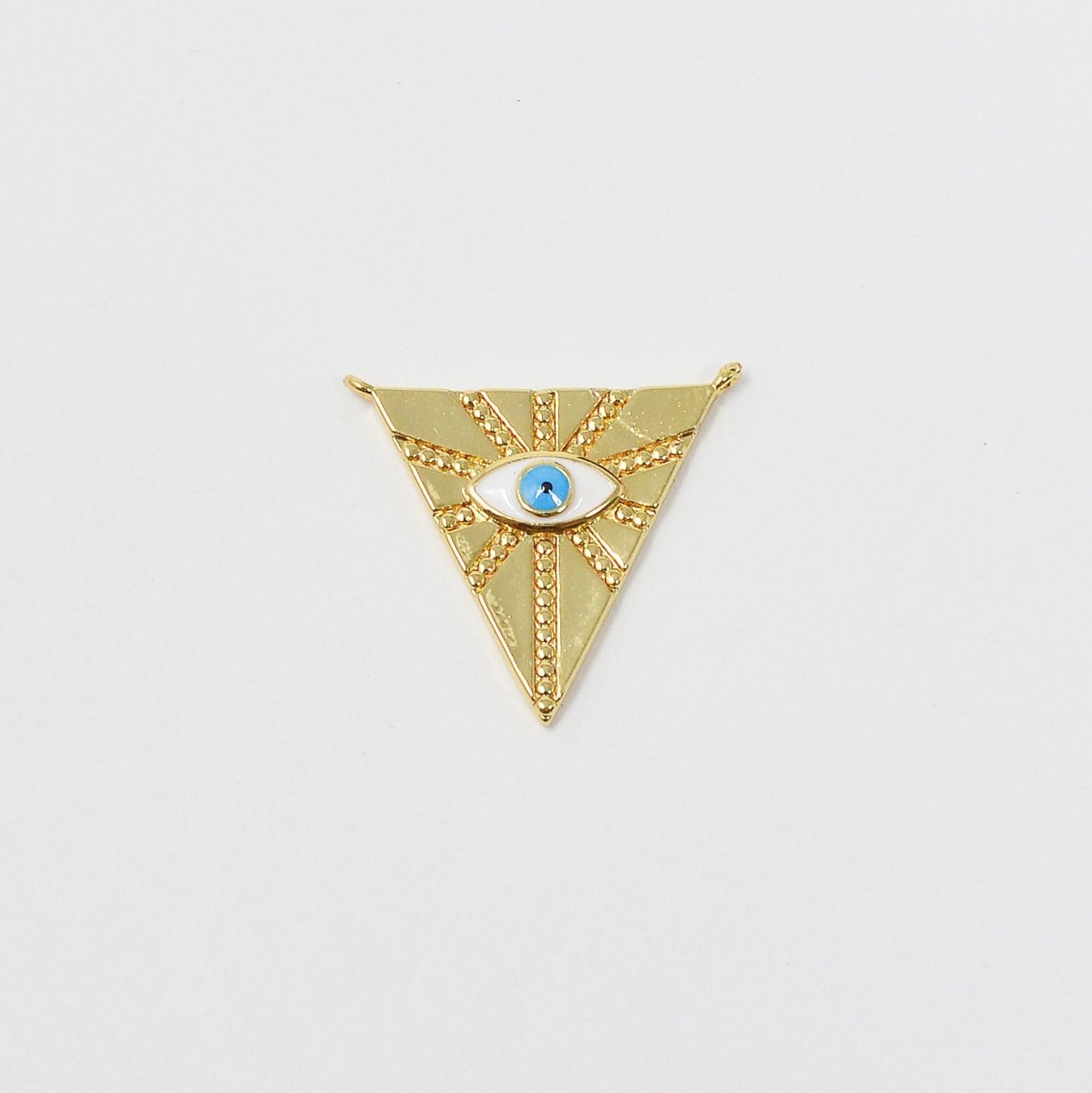 14k Gold Filled Eye of Providence Symbol Pendant All Seeing Eye Necklace Illuminati Emblem Third Eye Amulet Talisman Sign Medallion F-559