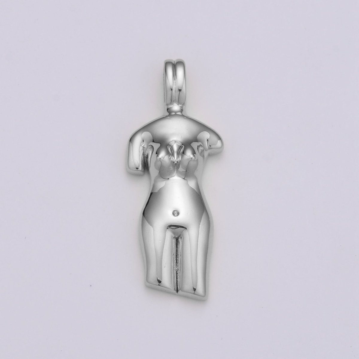 14k Gold Filled Female Body Pendant // Girl Power Charm // Female Empowerment Necklace Charm La Femme Necklace Charm // Feminist Jewelry I-868 X-489