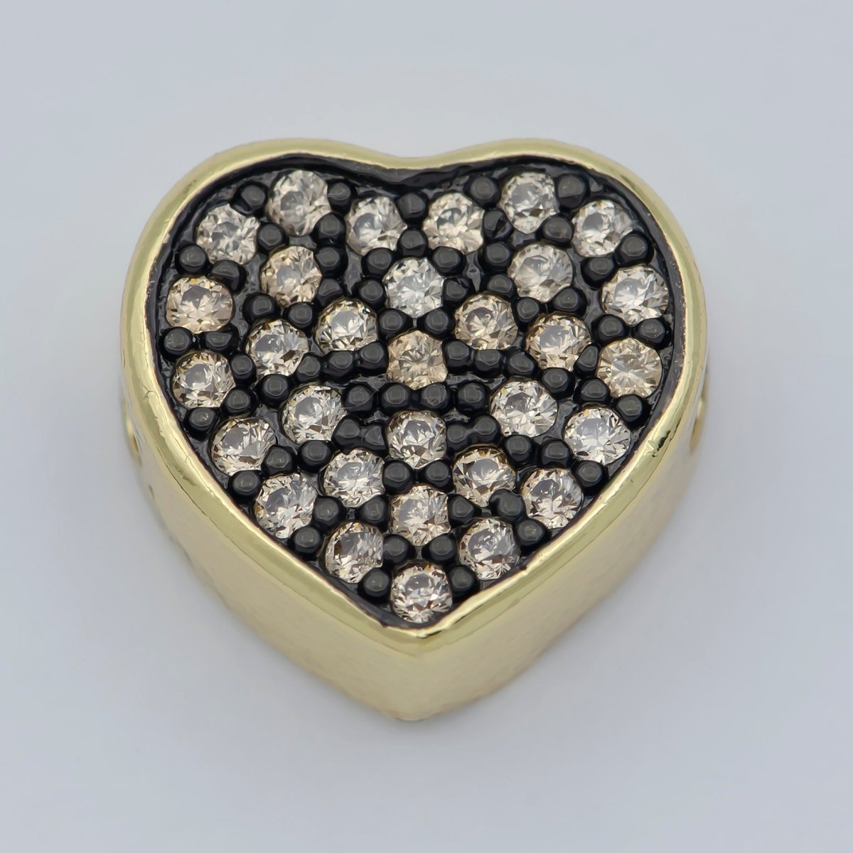 14k Gold Filled Heart Beads, Hearts Spacer Beads, Gold Bracelet Charms Rose Gold Silver Love Jewelry Supplies Component findings 10MM B-548 to B-557