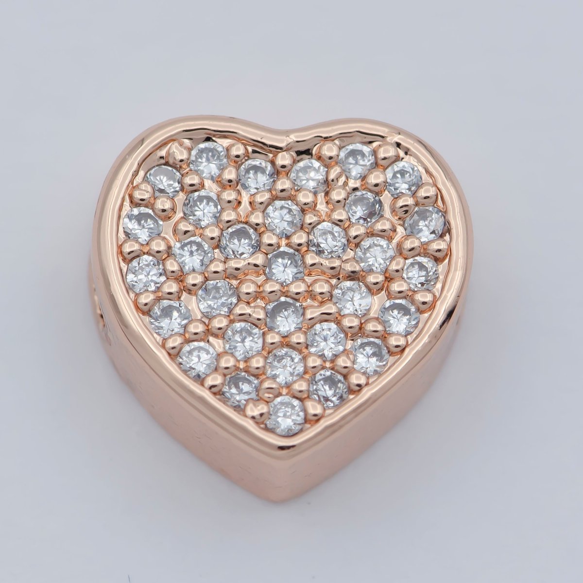 14k Gold Filled Heart Beads, Hearts Spacer Beads, Gold Bracelet Charms Rose Gold Silver Love Jewelry Supplies Component findings 10MM B-548 to B-557