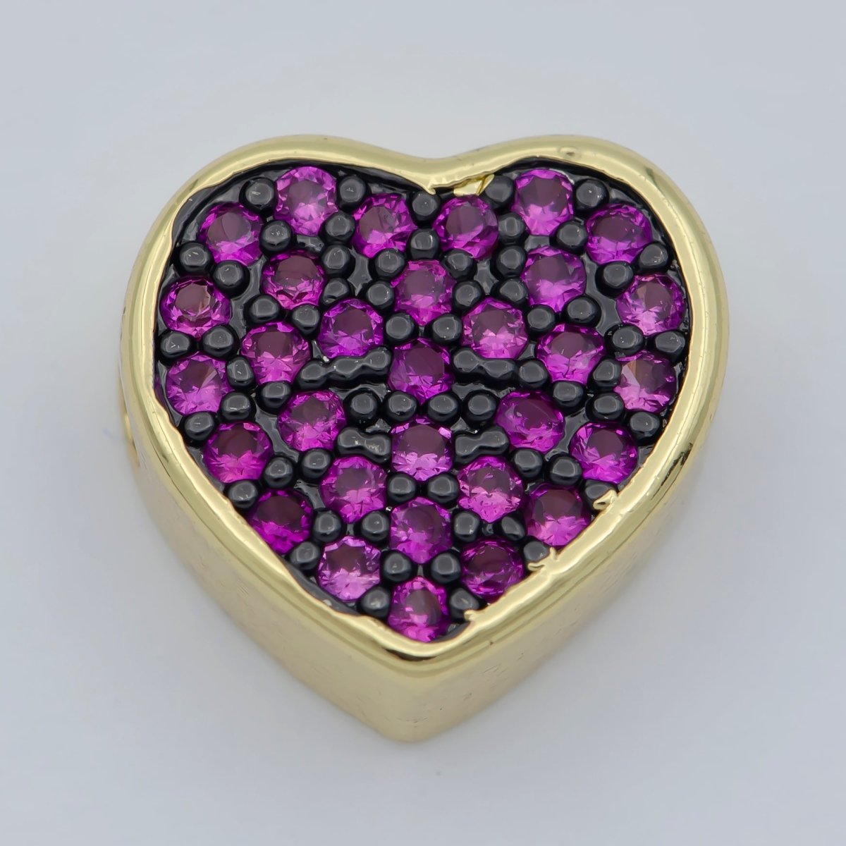 14k Gold Filled Heart Beads, Hearts Spacer Beads, Gold Bracelet Charms Rose Gold Silver Love Jewelry Supplies Component findings 10MM B-548 to B-557