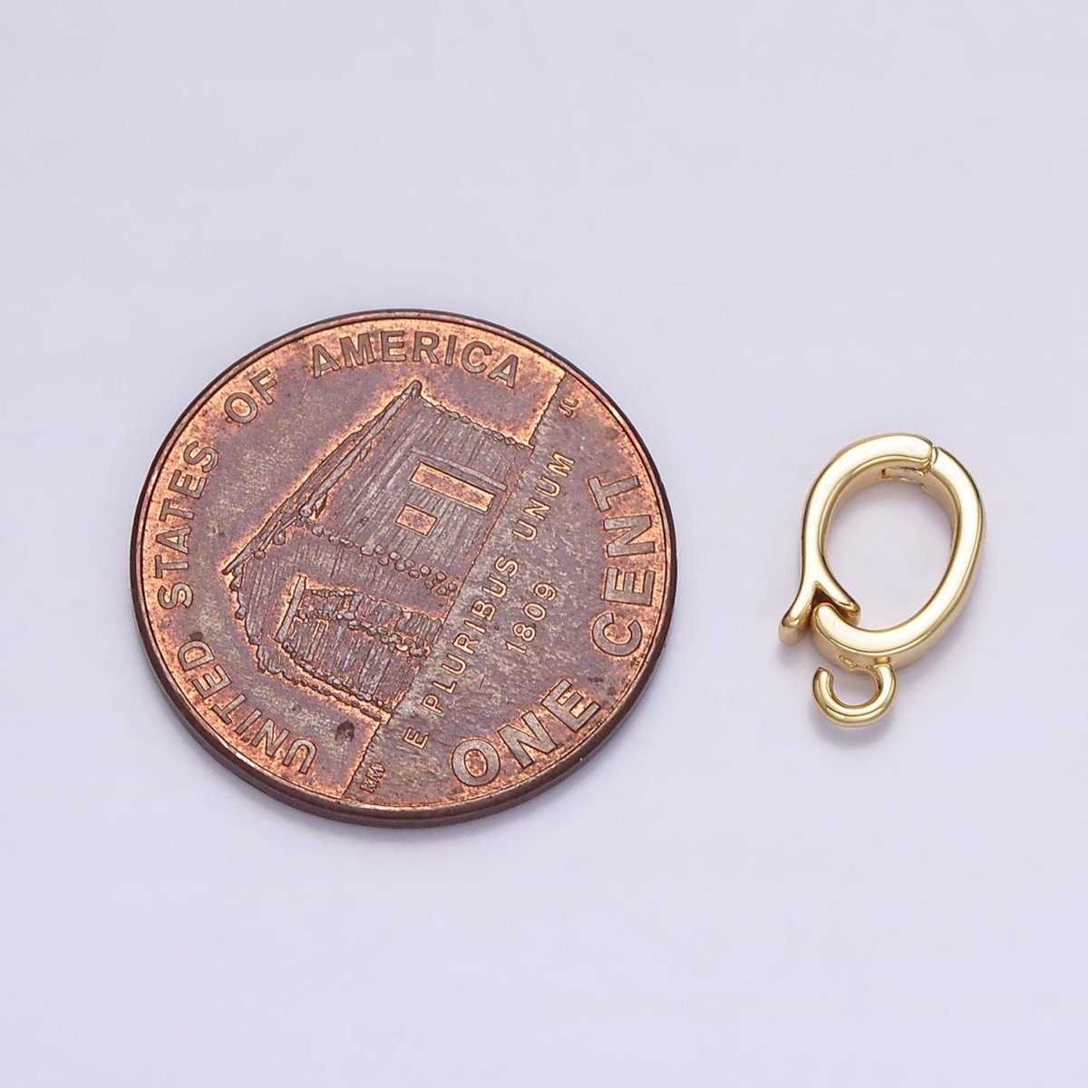 14K Gold Filled Heart Open Loop Interchangeable Charm Holder Jewelry Making Supply in Gold & Silver | Z-929 Z-930