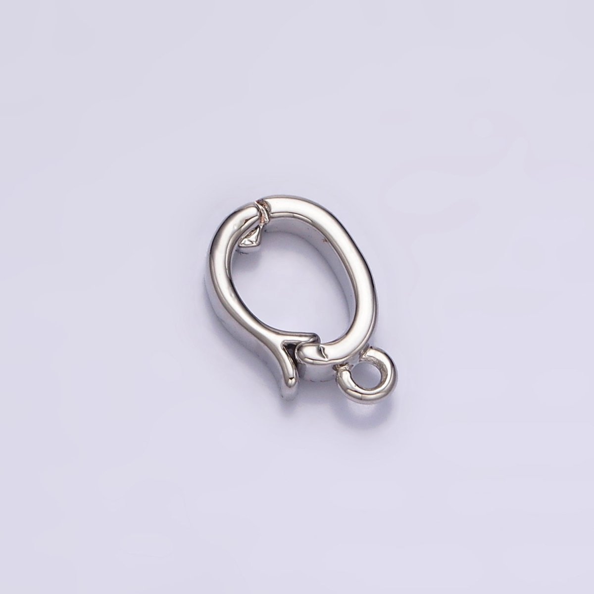 14K Gold Filled Heart Open Loop Interchangeable Charm Holder Jewelry Making Supply in Gold & Silver | Z-929 Z-930