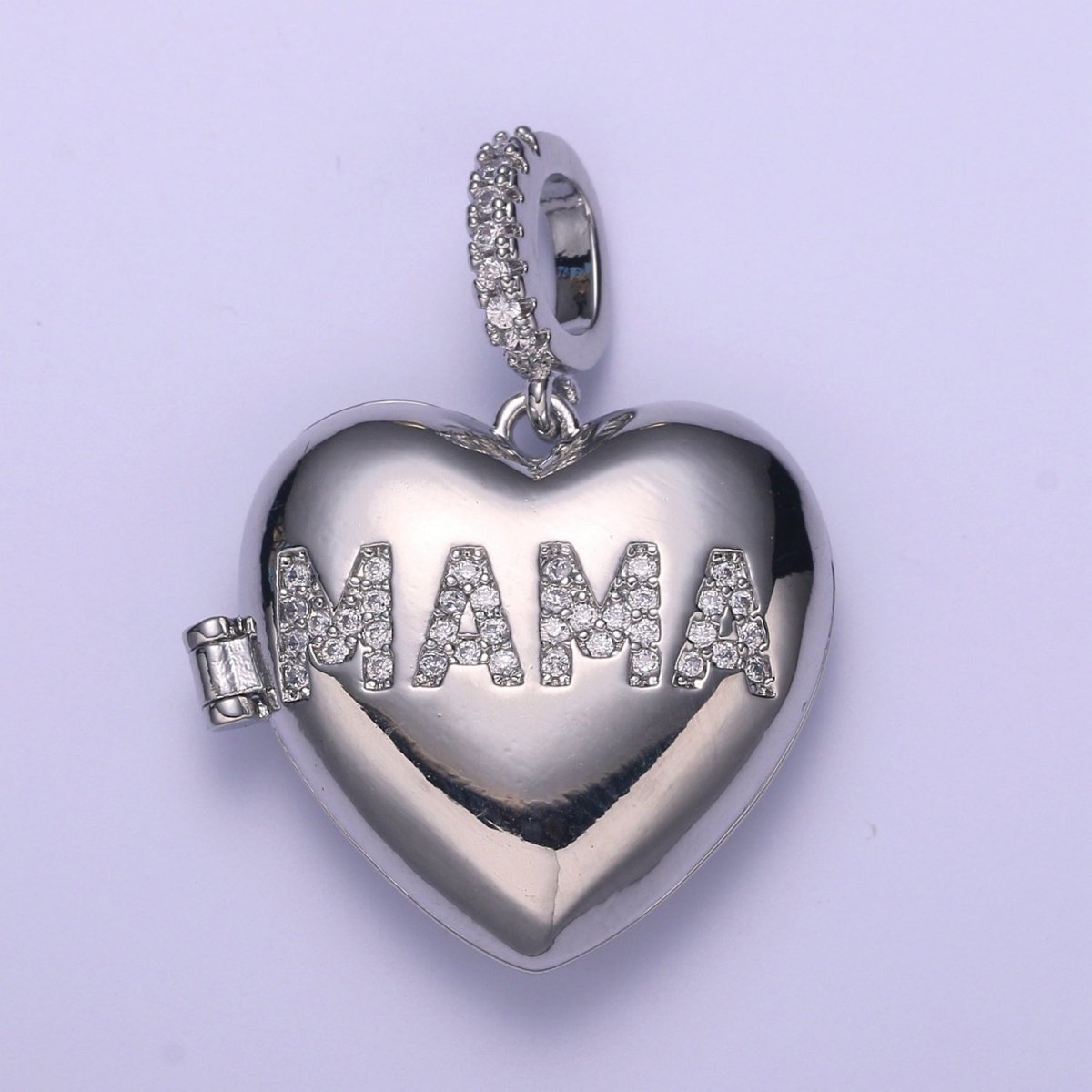 14K Gold Filled MAMA Heart Locket Pendants Mother Day Gift H-744